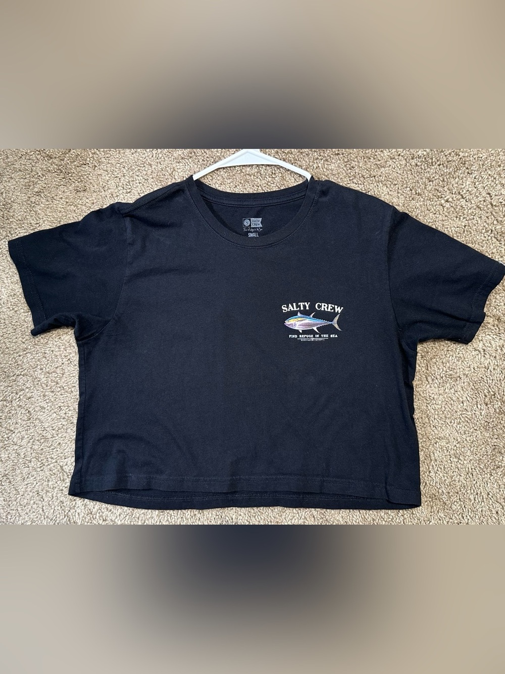 Salty Crew Ahi Crop Tee